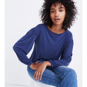 Madewell NWT bubble sleeve top